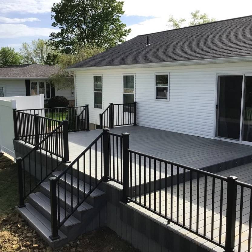 home addition with matching roofline