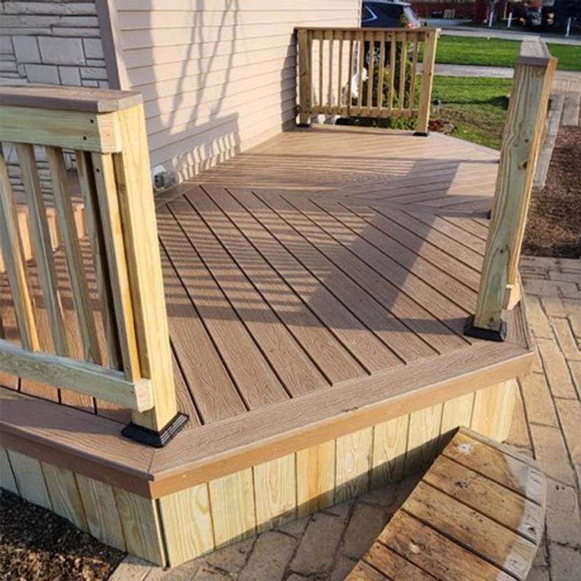 custom wood fence with gate installation