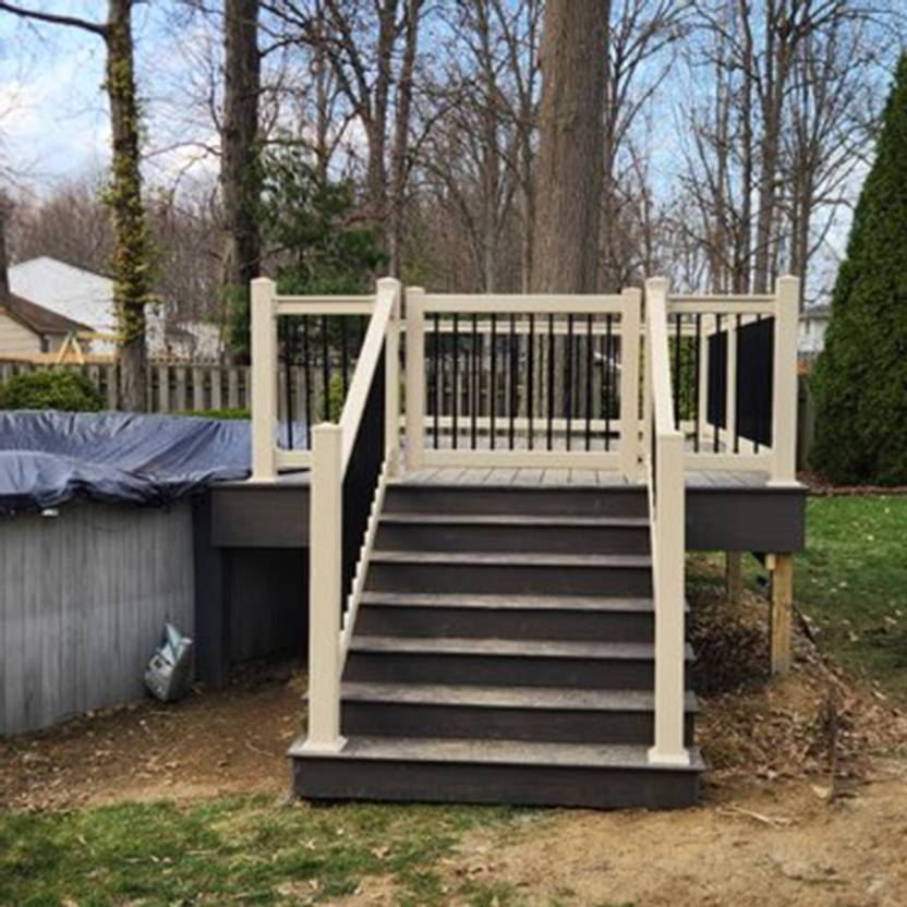 new deck construction on manufactured home