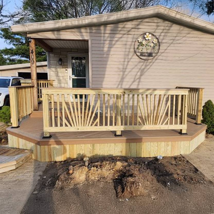 metal roofing with trim detail