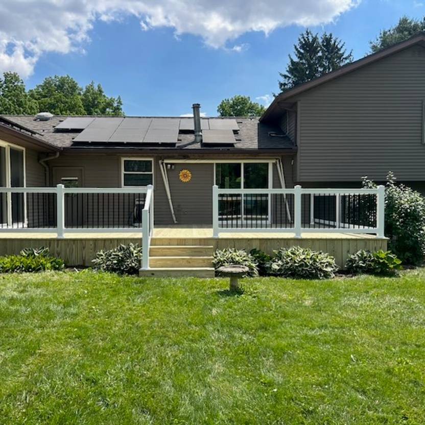 completed exterior remodel of a home