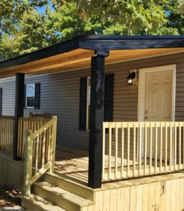 covered porch construction