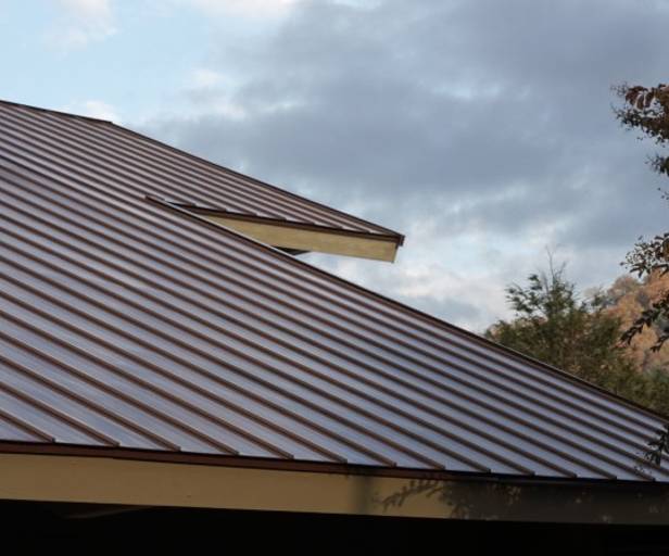 standing seam metal roof installation